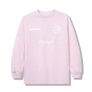 Anti Club x Neighborhood Social Club AW05 Long Sleeve Tee – Pink